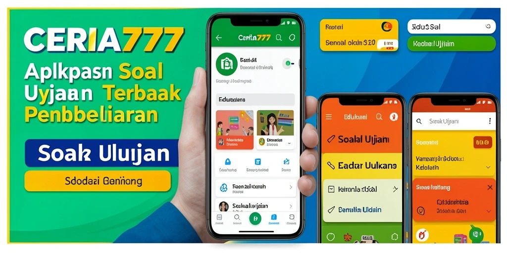 Antarmuka aplikasi CERIA777 yang intuitif dan praktis untuk belajar.