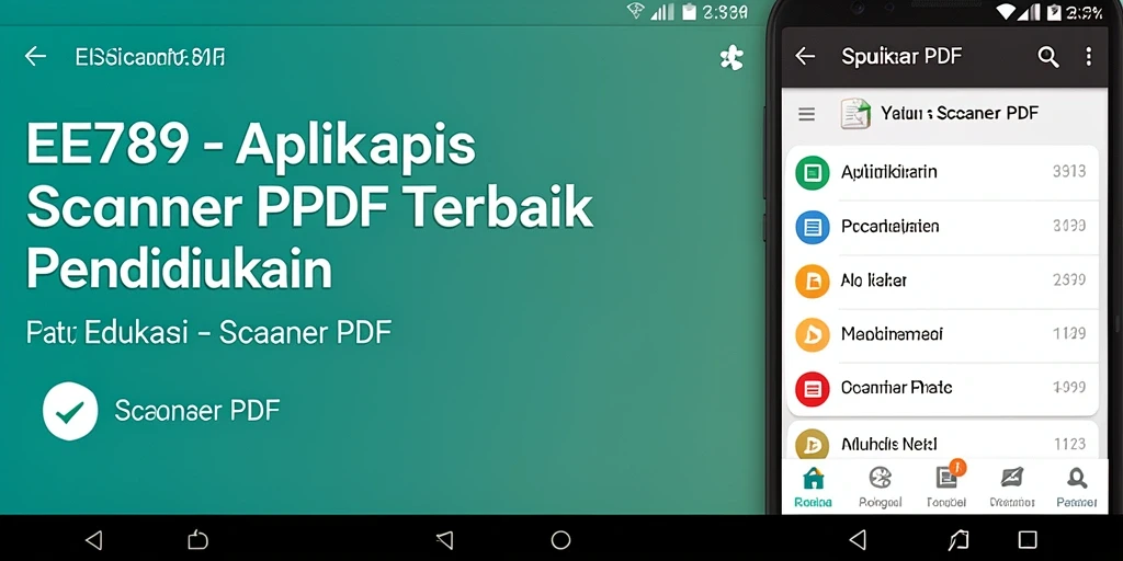 Antarmuka aplikasi EE789 yang memudahkan pengguna dalam pemindaian dokumen.
