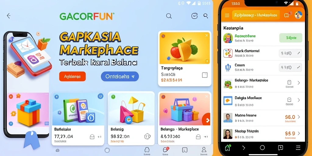 Tampilan antarmuka GACORFUN yang user-friendly dan intuitif untuk belanja online.