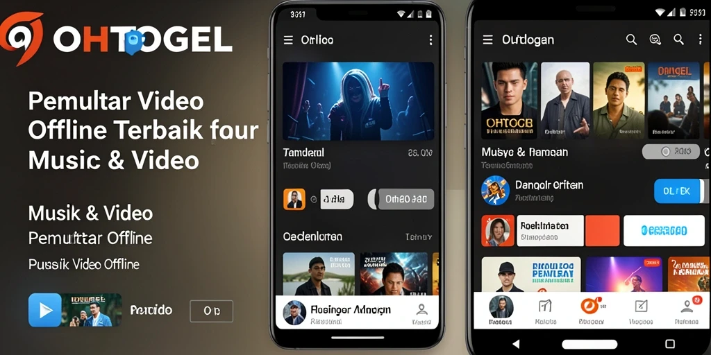 Antarmuka OHTOGEL yang sederhana dan intuitif untuk Pemutar Video Offline.