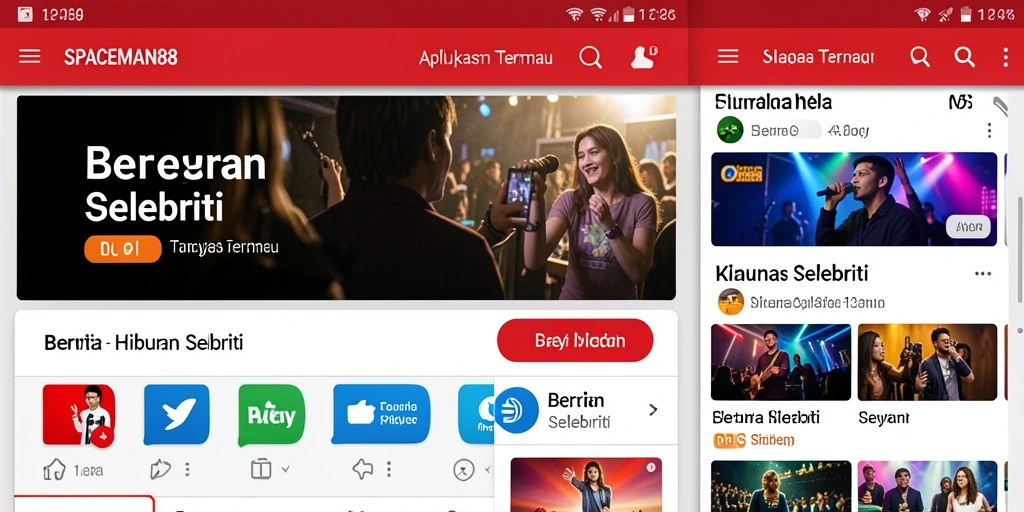 Antarmuka aplikasi SPACEMAN88 yang menarik dan informatif.