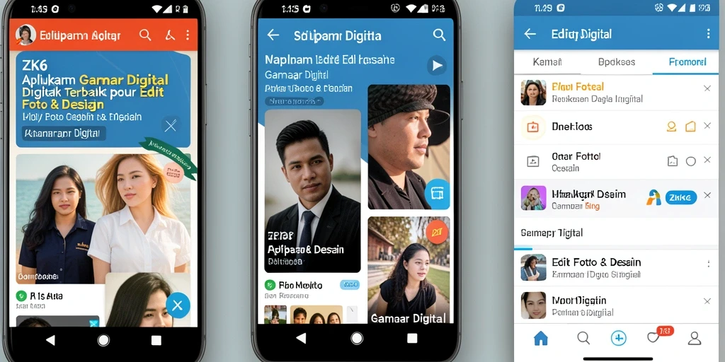 Antarmuka pengguna ZK6 yang intuitif dan menarik untuk edit gambar.